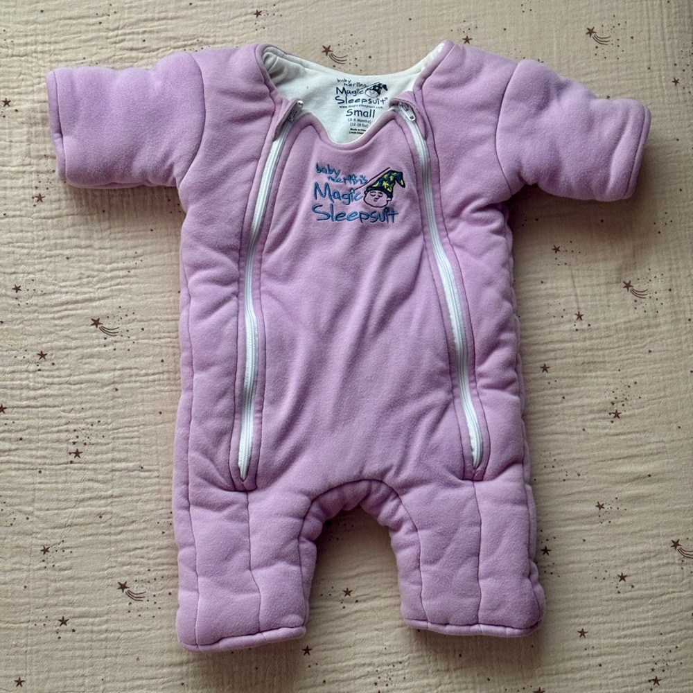 Magic Merlin Sleepsuit - Purple Size Small 3-6 months